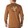 Red Duck Heather Carhartt 107830 Back View Red Duck Heather Carhartt 107830 Back View - Red Duck Heather