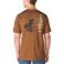 Red Duck Heather Carhartt 107833 Back View - Red Duck Heather