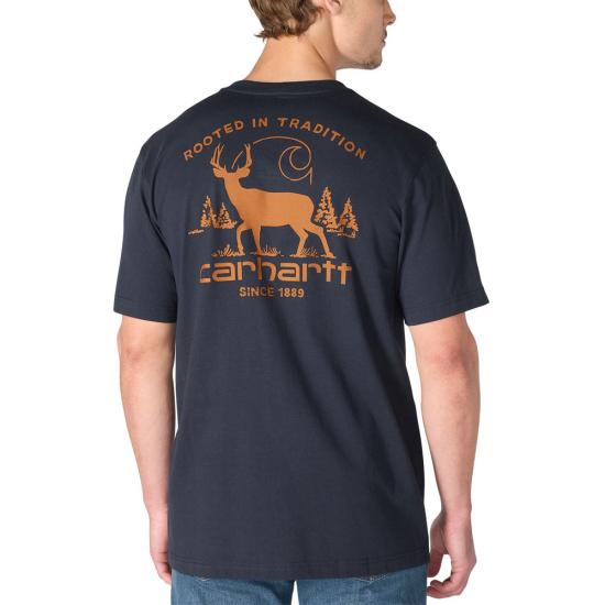 Navy Carhartt 107899 Back View