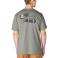 Weathered Ash Heather Carhartt 107901 Back View - Weathered Ash Heather