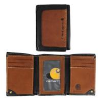 Carhartt 61-2225 - Black & Tan Trifold Wallet