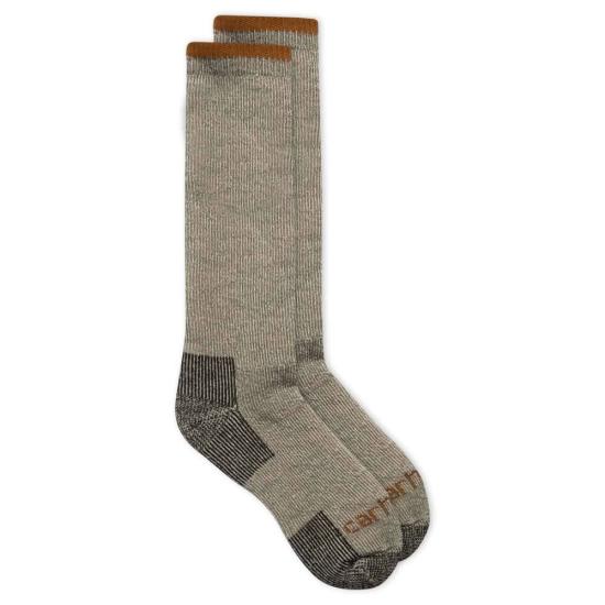 2 Pair Men's Carhartt Cold Weather Heavyweight Wool Blend Socks Size XL 11-15 for sale online 