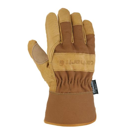 Carhartt Mens Suede Work Glove with Safety Cuff
