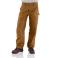 Carhartt Brown Carhartt B136 Front View - Carhartt Brown | Model is 6'2" with a 40.5" chest, wearing 32W x 32L