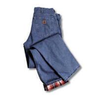 Carhartt B21 - Denim Relaxed Fit Jeans - Flannel Lined