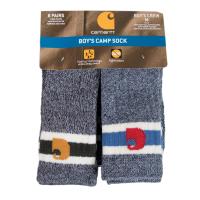 Carhartt BA0014-6 - Boy's Camp Crew Sock 6-Pack