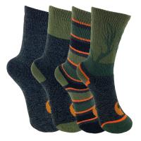 Carhartt BA0103 - Boy's Cold Weather Thermal Crew Socks 4-Pack