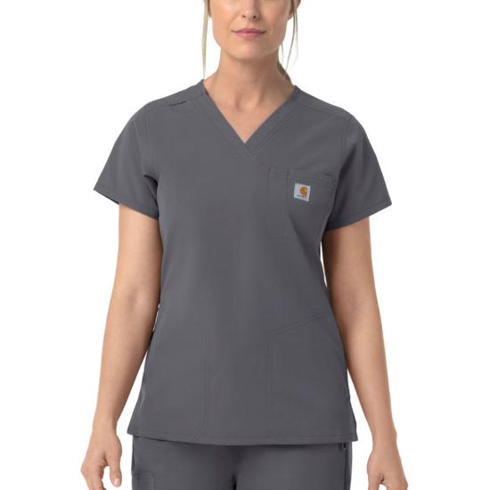 Pewter Carhartt C12239 Front View