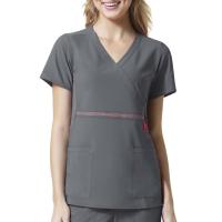 Carhartt C12310 - Women's Force® Cross-Flex Knit Mix Wrap Scrub Top