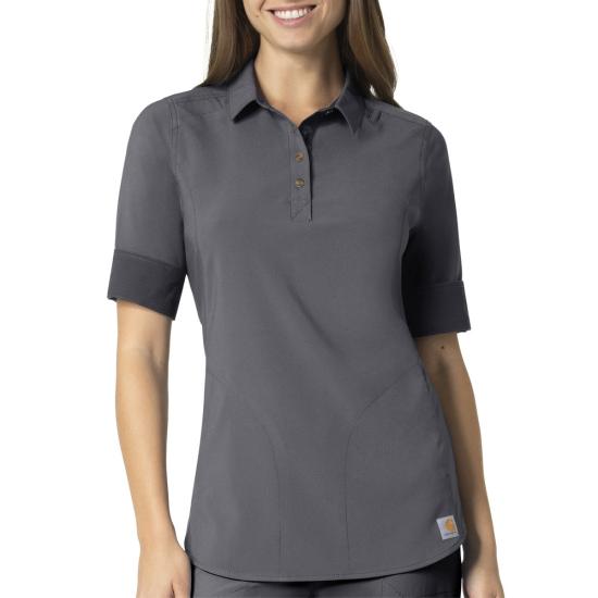 Pewter Carhartt C12710 Front View