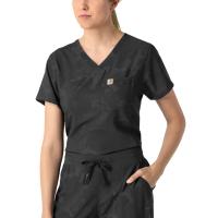 Carhartt C13024 - Women's Tuck-In Print Scrub Top