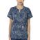 Navy Mini Floral Carhartt C13214 Front View - Navy Mini Floral