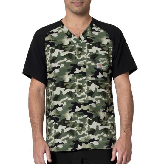 Ombre Camo Basil Carhartt C16114 Front View