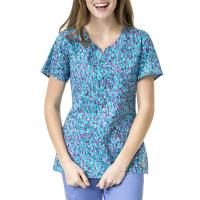 Carhartt C16204 - Women's Printed Mock Wrap Notch Neck Top