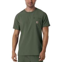 Carhartt C16510 - Men's Force® Cross-Flex Crew Neck Scrub Top