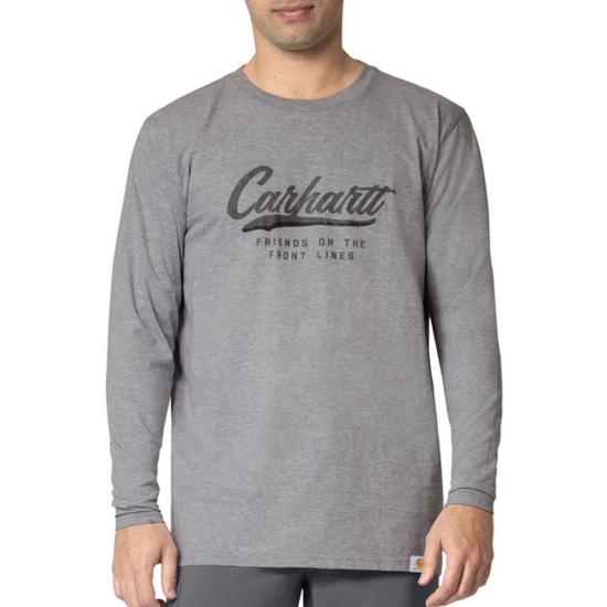 Heather Gray Carhartt C37005 Front View