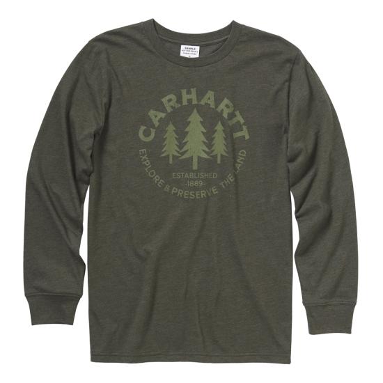 Olive Heather Carhartt CA6037 Front View
