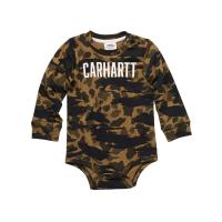 Carhartt CA6213 - Long Sleeve Crewneck Camo Logo Bodysuit - Boys 