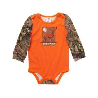 Carhartt CA6215 - Long Sleeve Crewneck Born Wild Graphic Bodysuit - Boys 