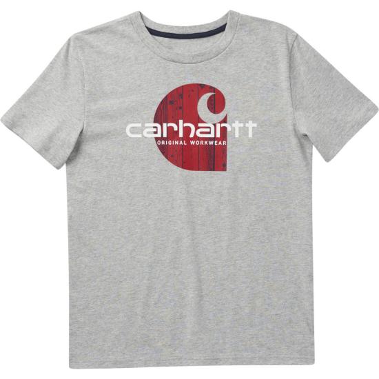 Carhartt CA6241 - Short-Sleeve Woodgrain C T-Shirt - Boys | Dungarees