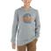 Charcoal Grey Heather Carhartt CA6275 Front View - Charcoal Grey Heather