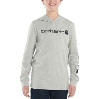 Carhartt CA6276 - Long-Sleeve Hooded Signature Graphic T-Shirt - Boys