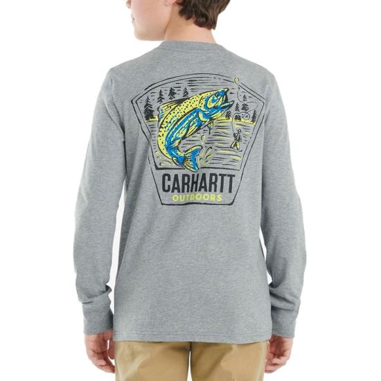 Charcoal Heather Carhartt CA6287 Back View