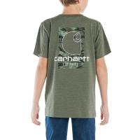 Carhartt CA6356 - Short-Sleeve Camo Block T-Shirt - Boys