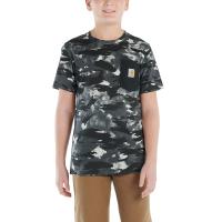 Carhartt CA6372 - Short-Sleeve Camo Pocket T-Shirt - Boys