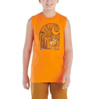 Carhartt CA6378 - Sleeveless Wood Grain C T-Shirt - Boys