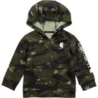 Carhartt CA6385 - Long-Sleeve Half-Zip Camo Sweatshirt - Boys