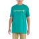 Teal Blue Carhartt CA6409 Front View - Teal Blue