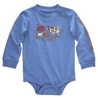 Carhartt CA6417 - Long-Sleeve Farm Bodysuit - Boys