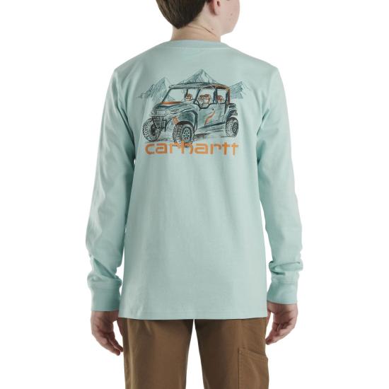 Pastel Turquoise Carhartt CA6445 Back View