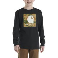 Carhartt CA6449 - Long-Sleeve Camo Graphic T-Shirt - Boys