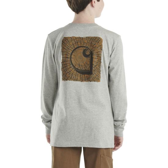 Grey Heather Carhartt CA6456 Back View