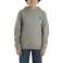 Charcoal Grey Heather Carhartt CA6469 Front View - Charcoal Grey Heather