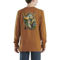 Carhartt CA6479 - Long-Sleeve Buffalo Pocket T-Shirt - Boys