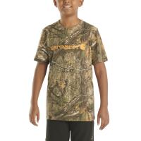 Carhartt CA6515 - Short-Sleeve Camo Logo T-Shirt - Boys