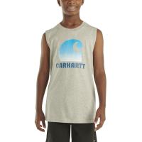 Carhartt CA6537 - Sleeveless Carhartt Logo T-Shirt - Boys