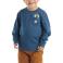 Dark Denim Heather Carhartt CA6576 Front View - Dark Denim Heather