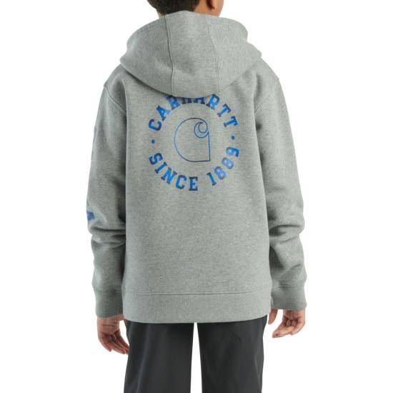 Charcoal Grey Heather Carhartt CA6585 Back View