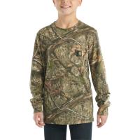 Carhartt CA6595 - Long-Sleeve Camo Pocket T-Shirt - Boys