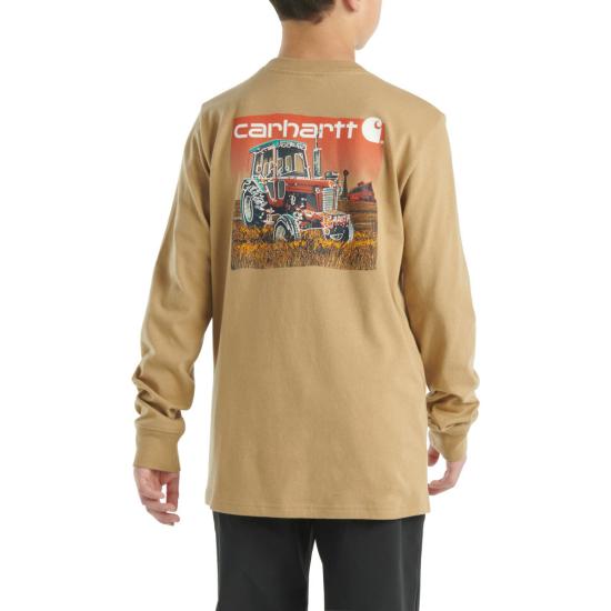 Dark Khaki Carhartt CA6603 Back View