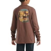 Carhartt CA6605 - Long-Sleeve Dog Graphic Pocket T-Shirt - Boys