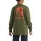 Olive Carhartt CA6606 Back View - Olive