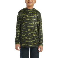 Carhartt CA6616 - Force® Sun Defender™ Long-Sleeve Camo Hooded T-Shirt - Boys