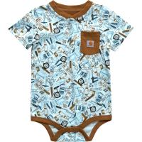 Carhartt CA6642 - Short-Sleeve Henley Tools Bodysuit - Boys