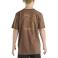 Chestnut Heather Carhartt CA6657 Back View - Chestnut Heather