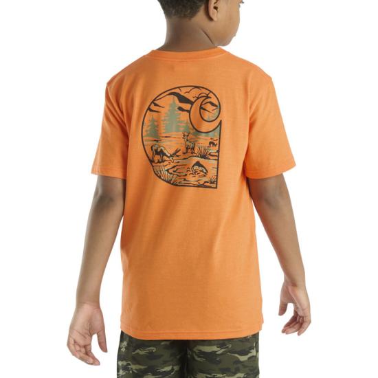 Exotic Orange Heather Carhartt CA6682 Back View